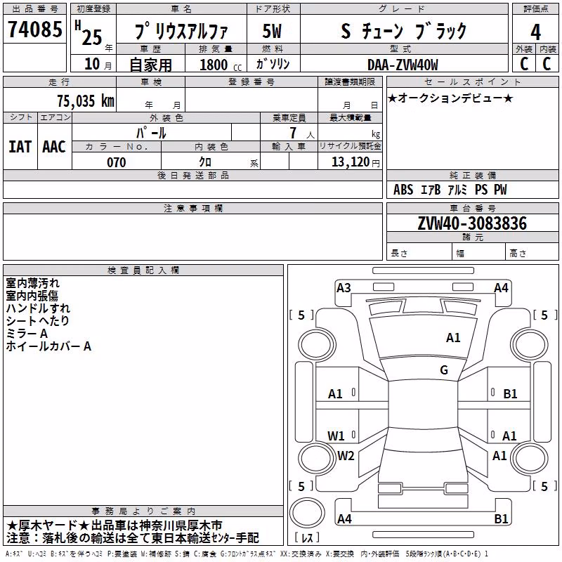 TOYOTA PRIUS ALPHA
