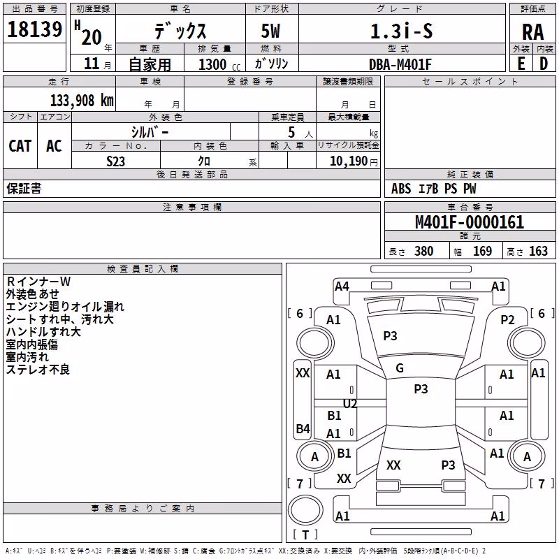 SUBARU DEX