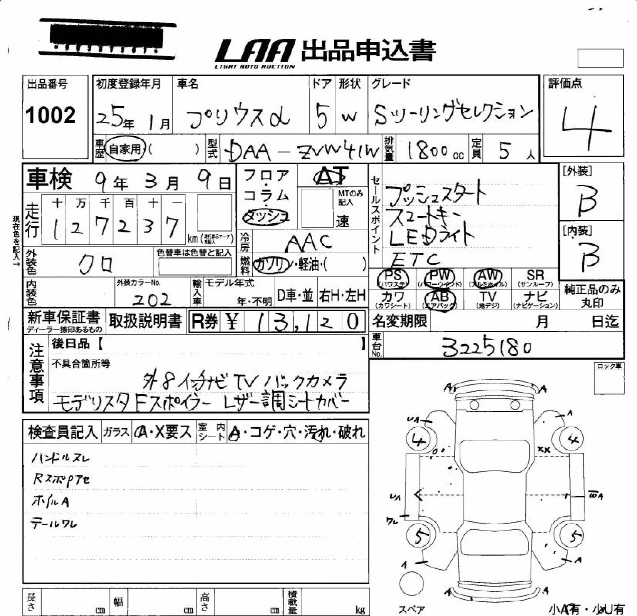 TOYOTA PRIUS ALPHA