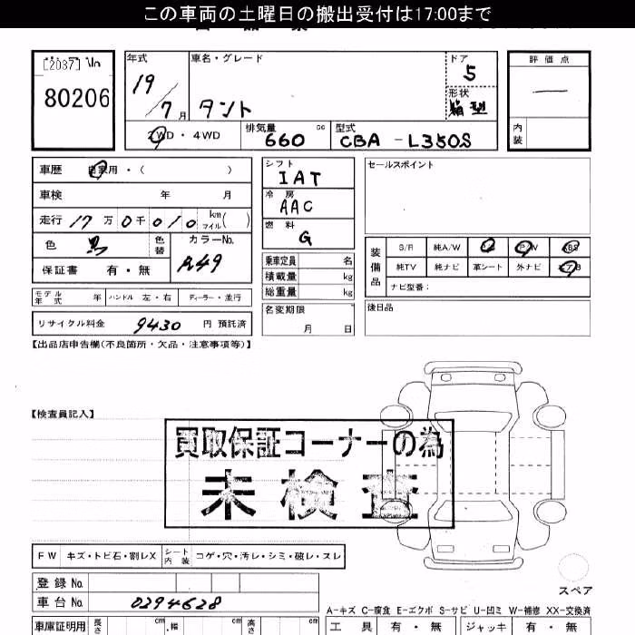DAIHATSU TANTO