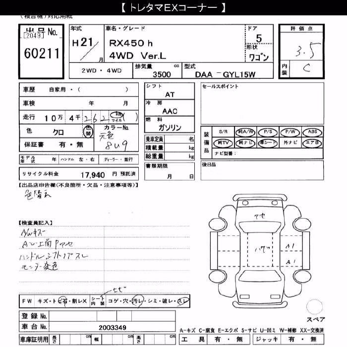 LEXUS RX450H
