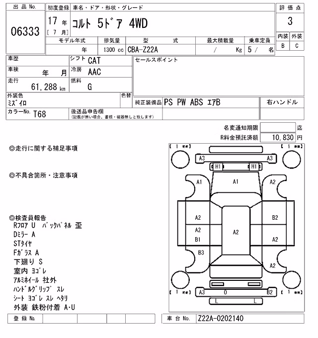 MITSUBISHI COLT
