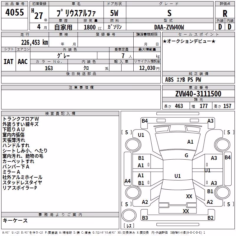 TOYOTA PRIUS ALPHA