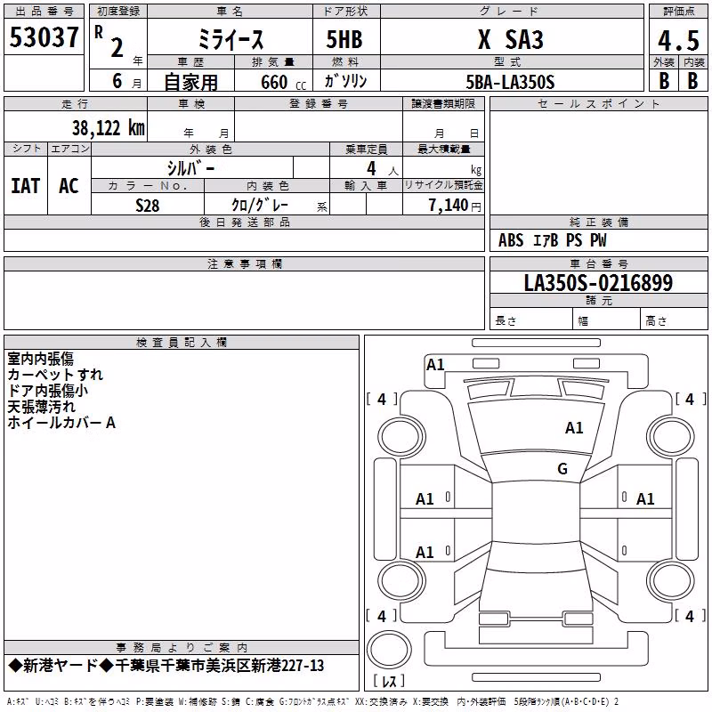 DAIHATSU MIRA E:S
