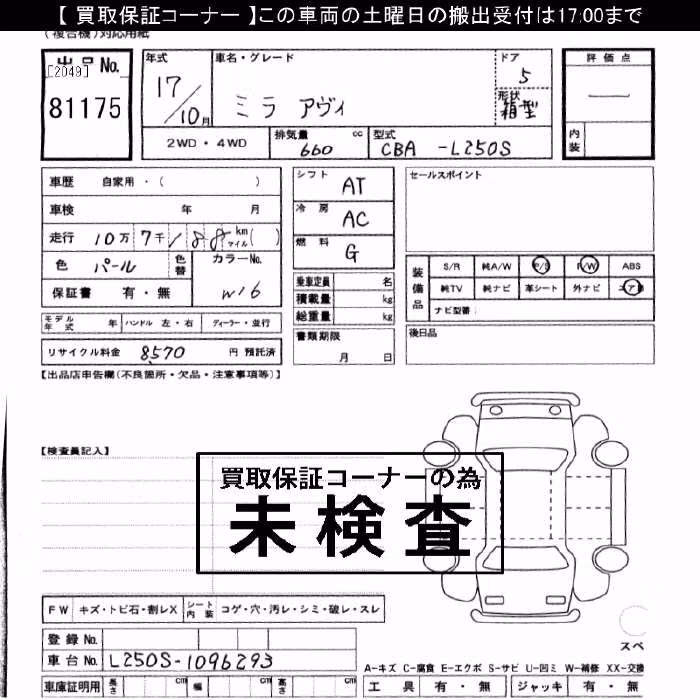 DAIHATSU MIRA AVY