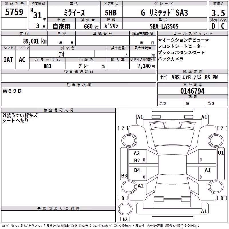 DAIHATSU MIRA E:S