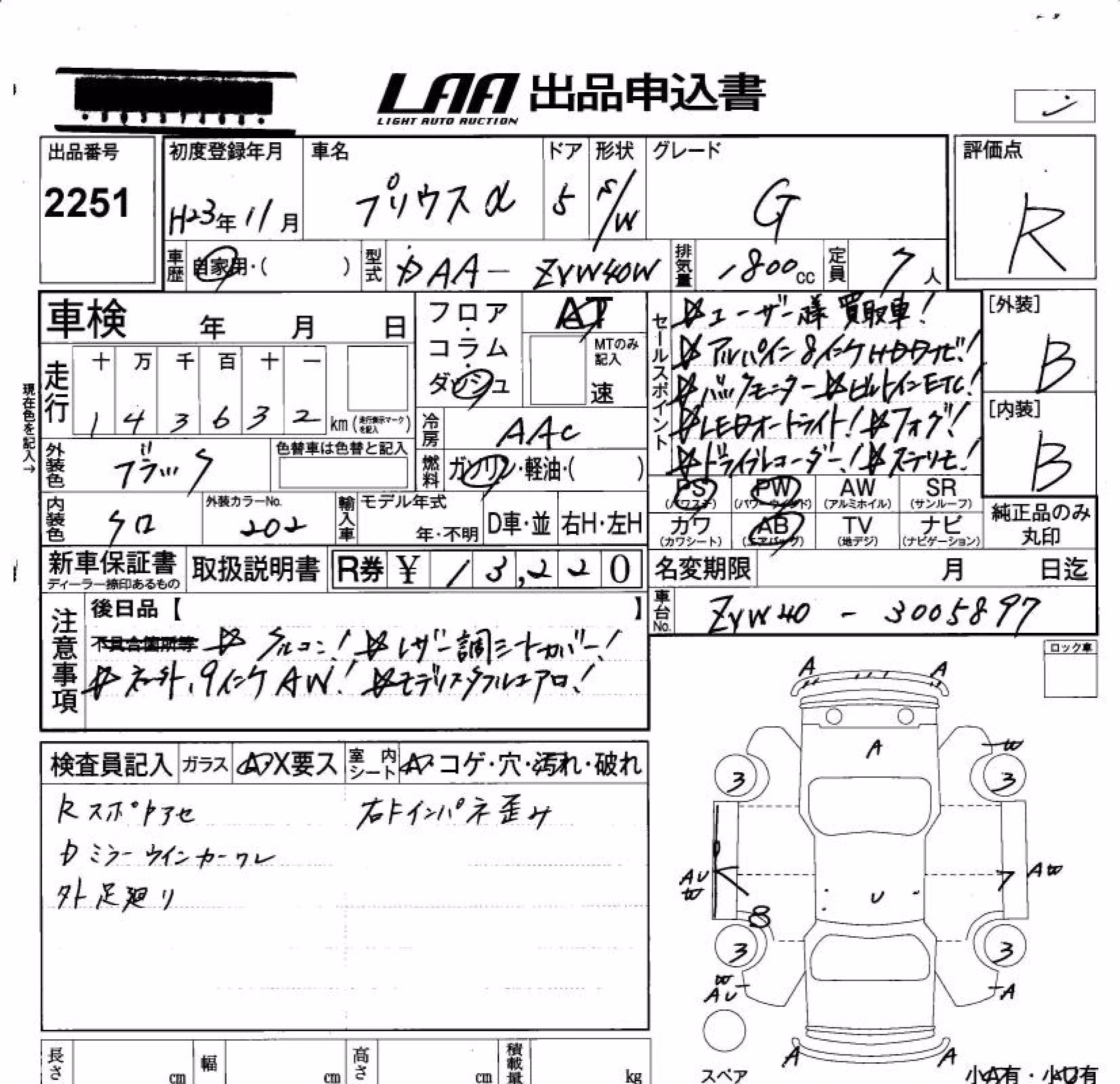 TOYOTA PRIUS ALPHA