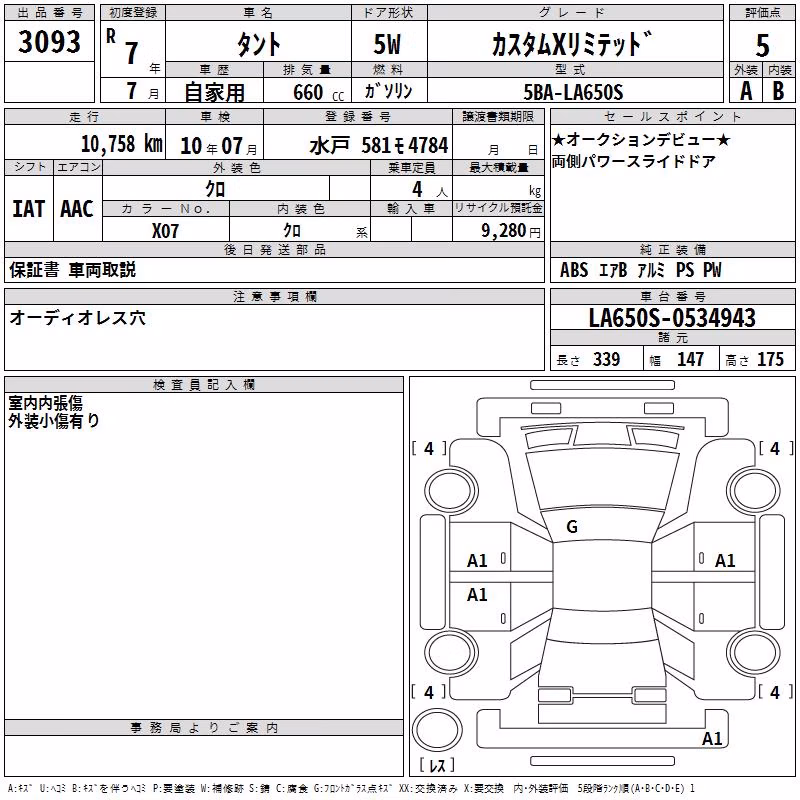 DAIHATSU TANTO