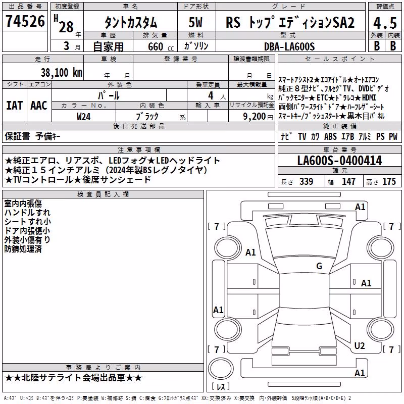 DAIHATSU TANTO