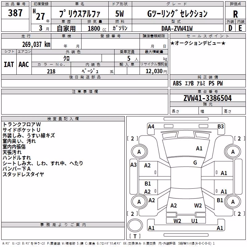 TOYOTA PRIUS ALPHA