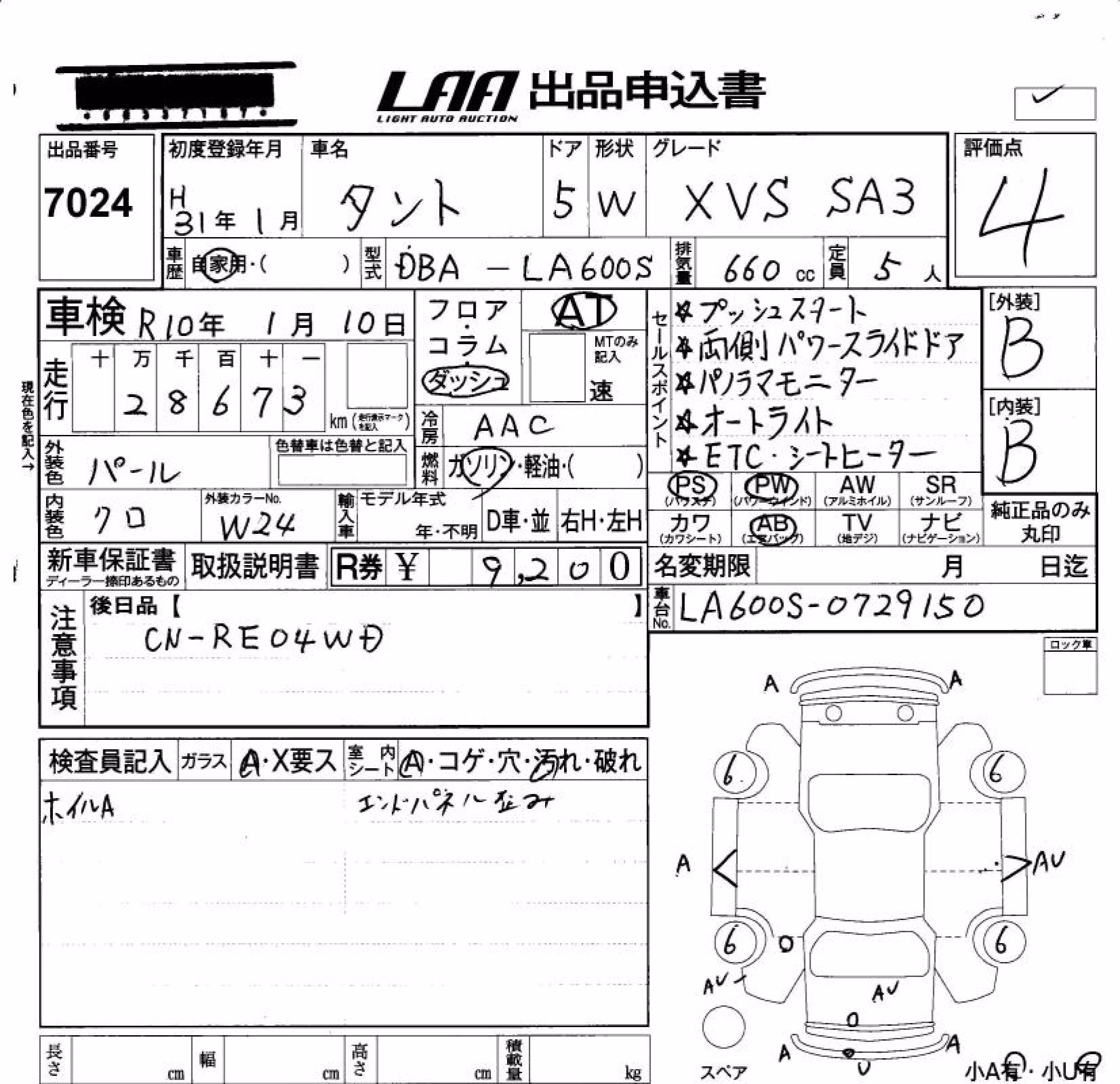DAIHATSU TANTO