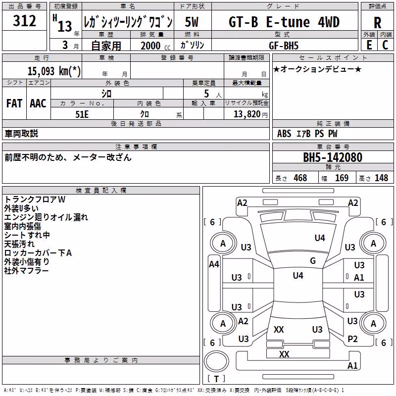 SUBARU LEGACY