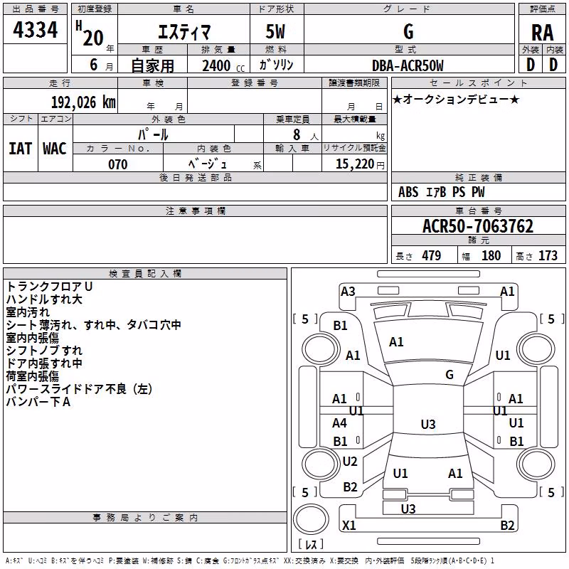 TOYOTA ESTIMA
