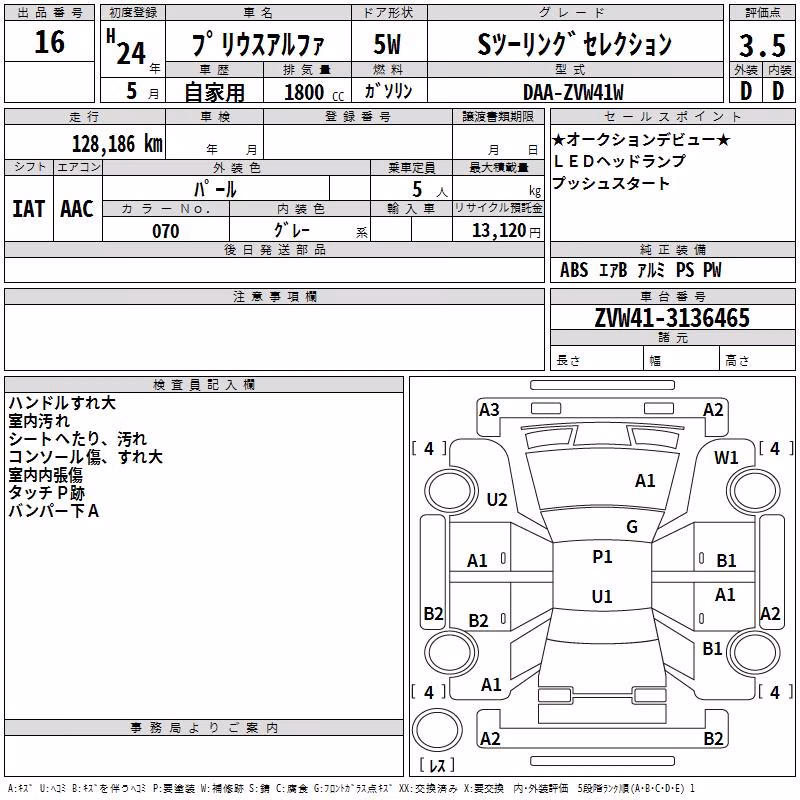 TOYOTA PRIUS ALPHA