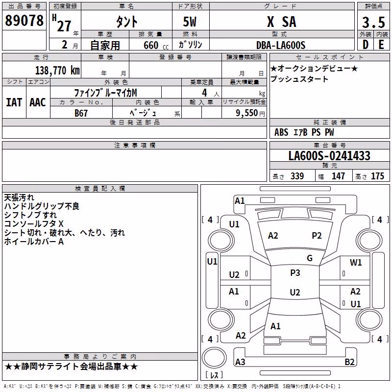 DAIHATSU TANTO