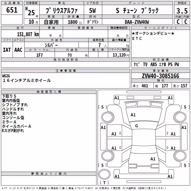TOYOTA PRIUS ALPHA