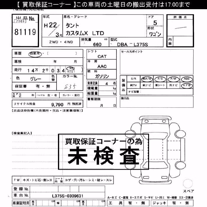 DAIHATSU TANTO