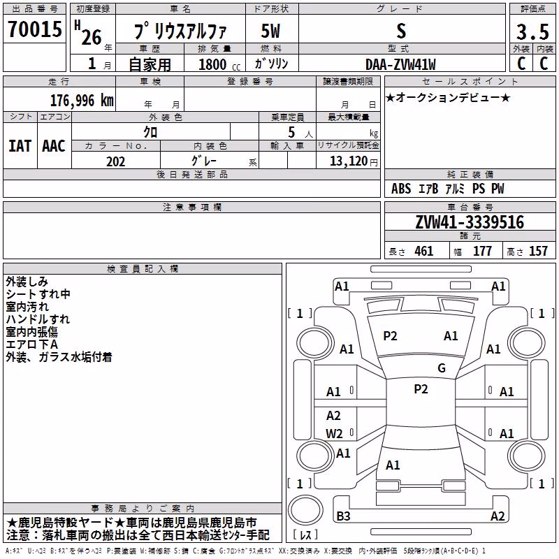 TOYOTA PRIUS ALPHA
