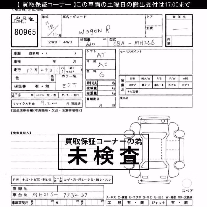 SUZUKI WAGON R