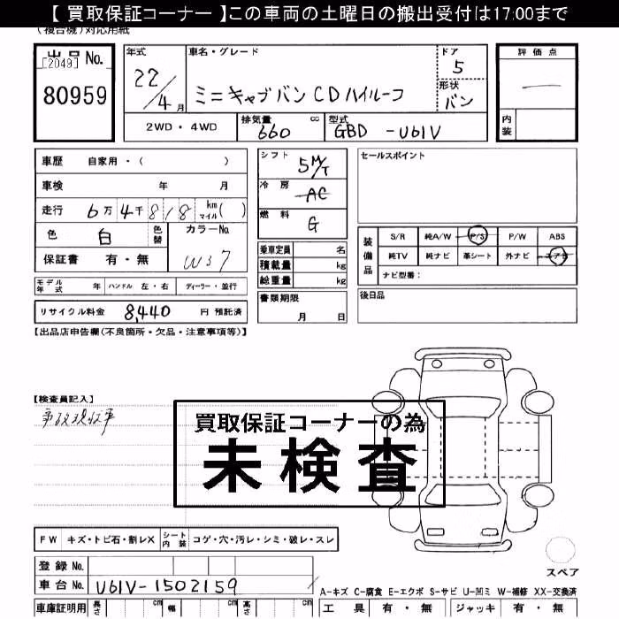 MITSUBISHI MINICAB