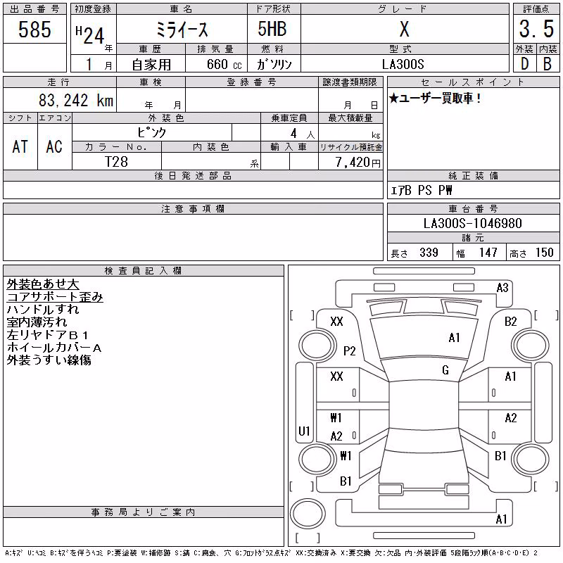 DAIHATSU MIRA E:S