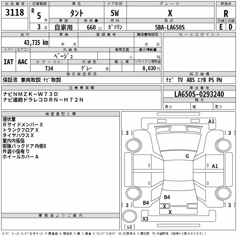 DAIHATSU TANTO