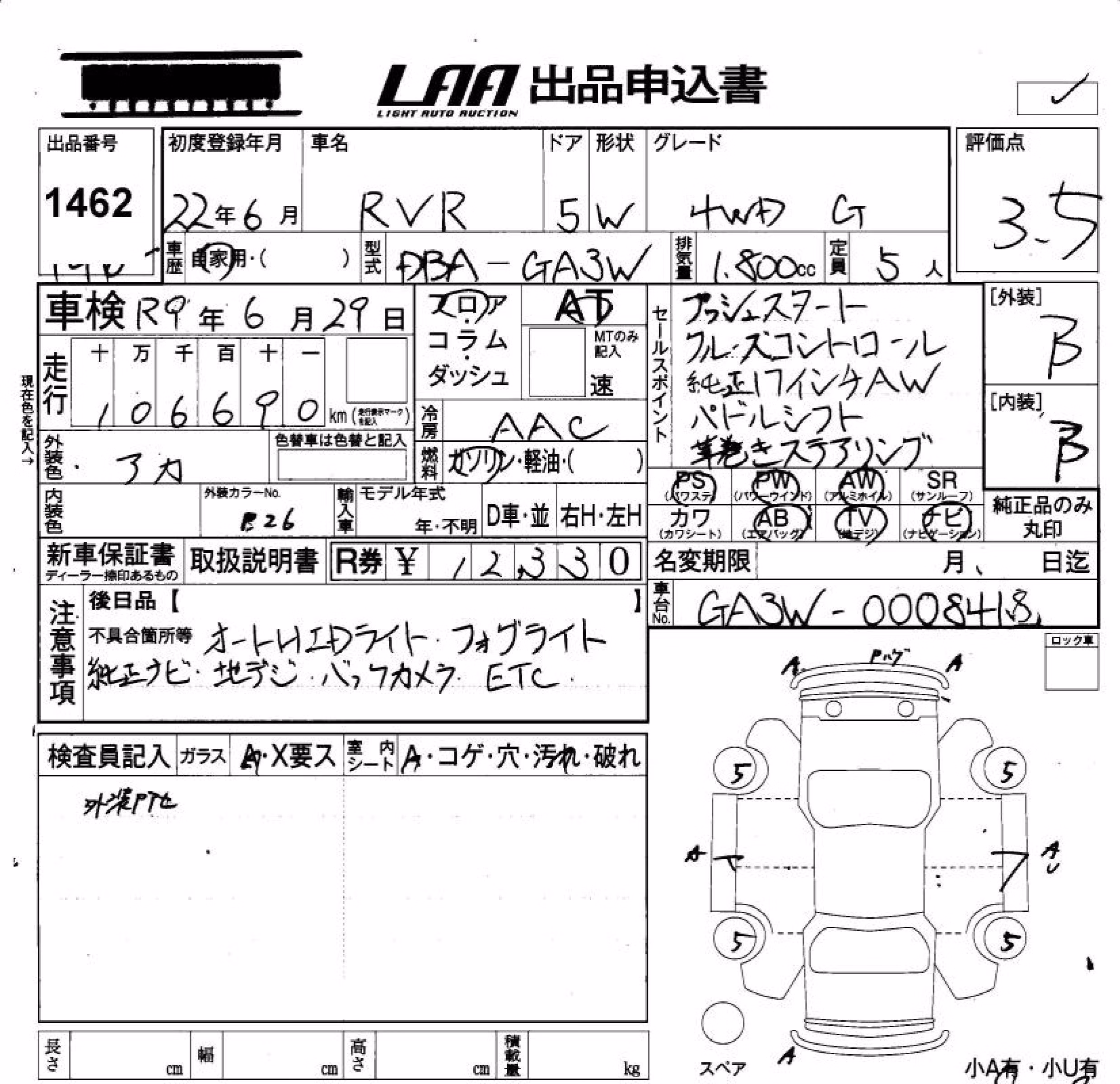MITSUBISHI RVR