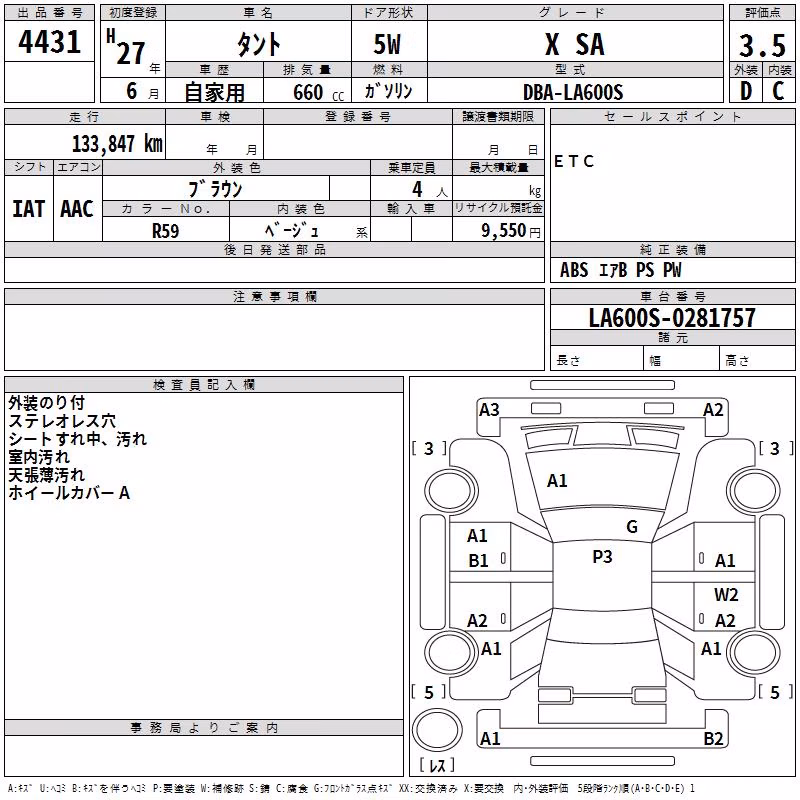 DAIHATSU TANTO