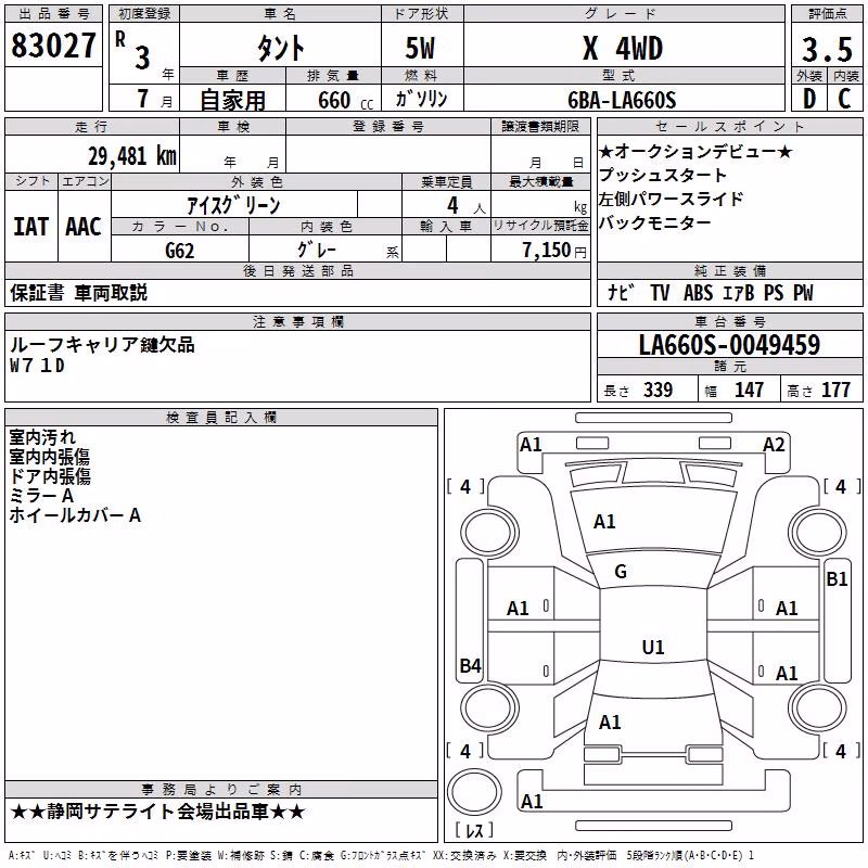 DAIHATSU TANTO