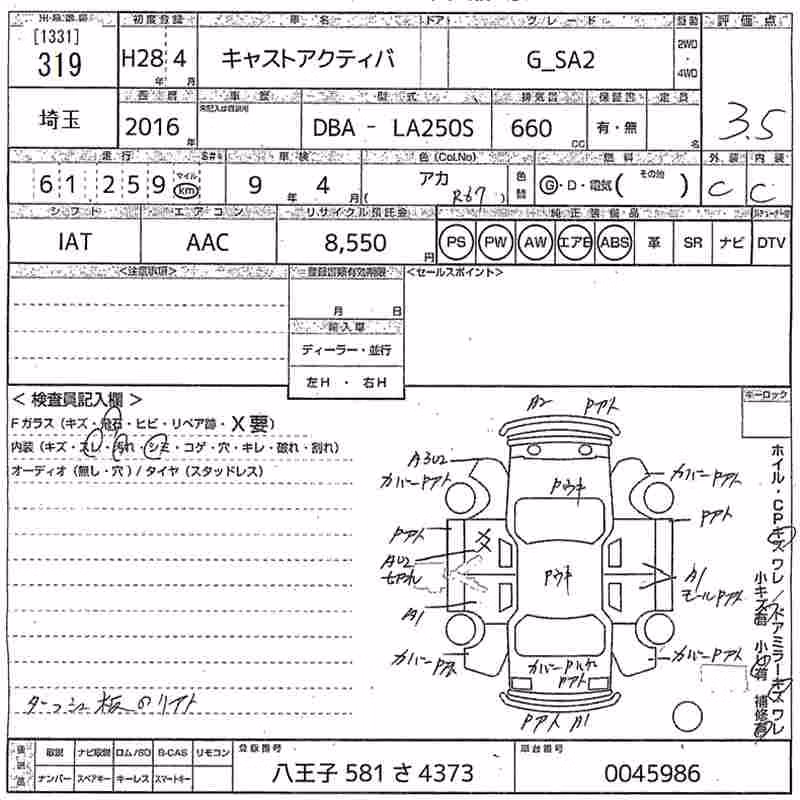 DAIHATSU CAST