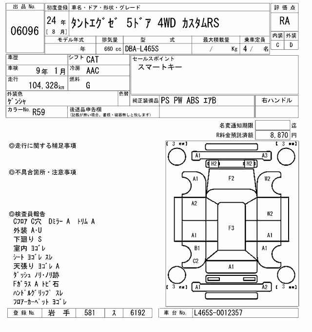 DAIHATSU TANTO EXE