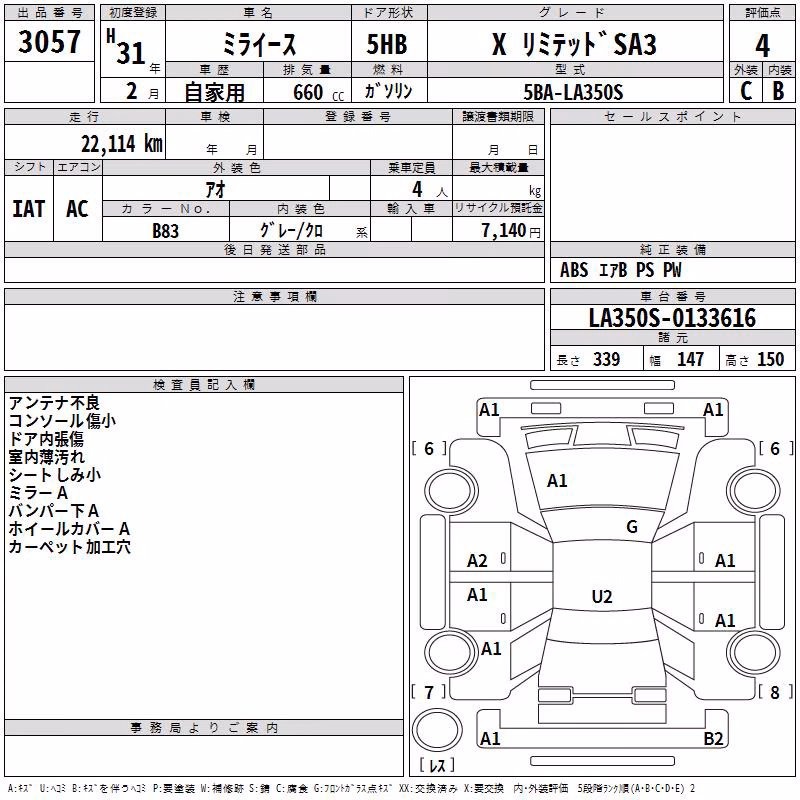 DAIHATSU MIRA E:S