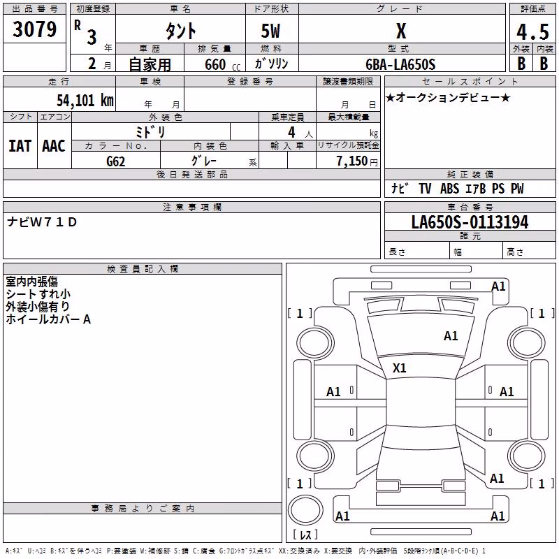 DAIHATSU TANTO