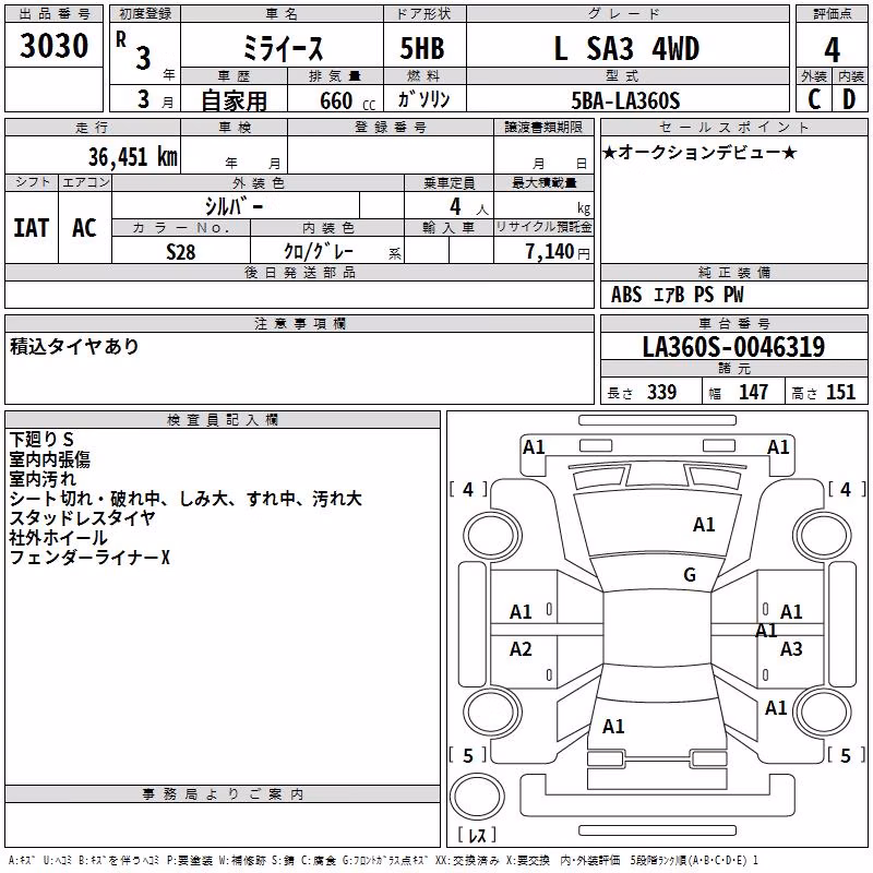 DAIHATSU MIRA E:S