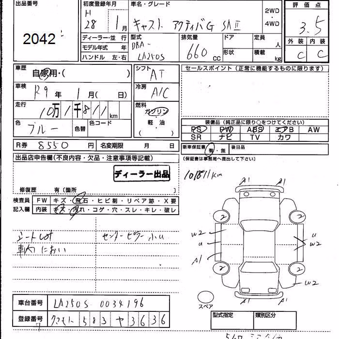 DAIHATSU CAST