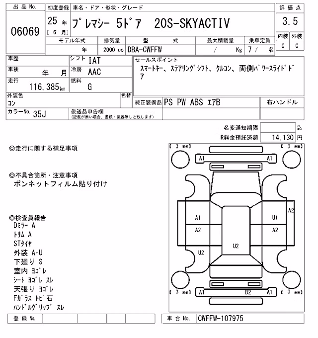 MAZDA PREMACY