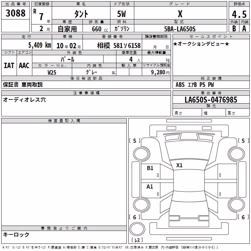 DAIHATSU TANTO