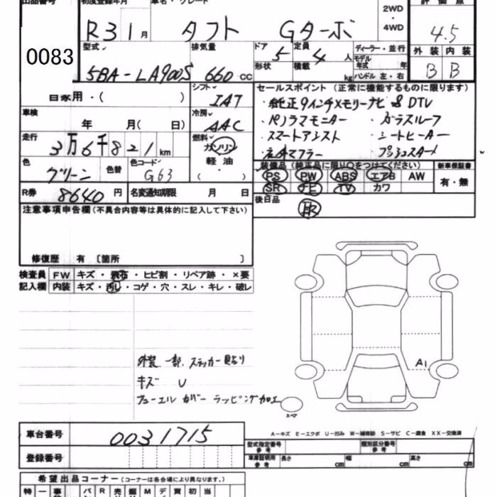 DAIHATSU TAFT