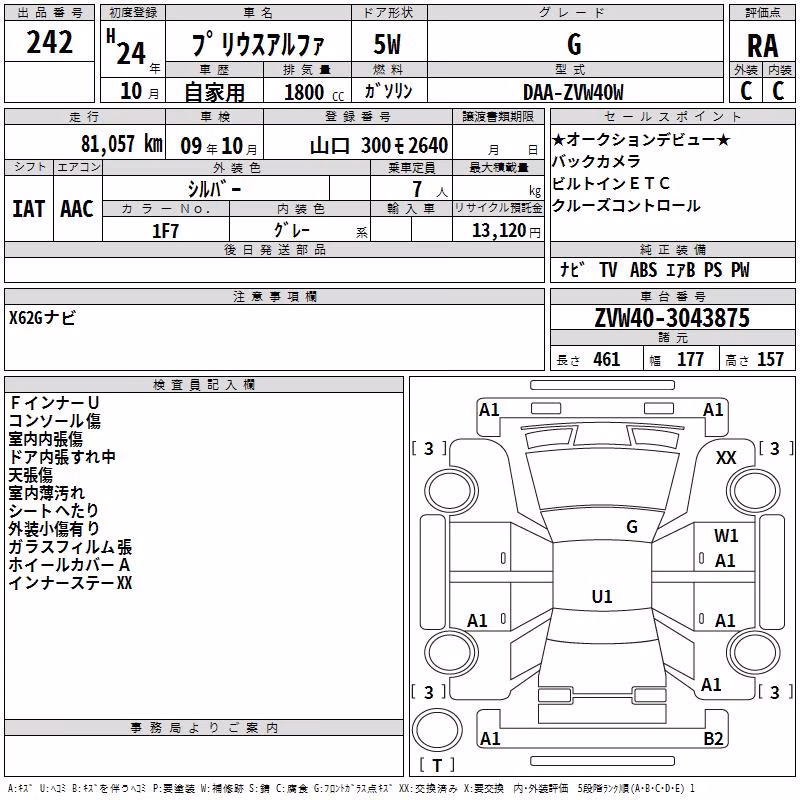 TOYOTA PRIUS ALPHA