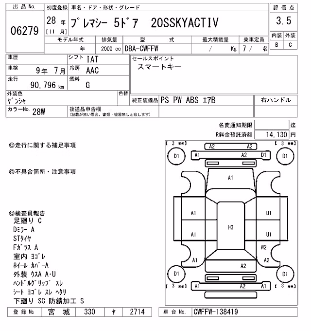 MAZDA PREMACY