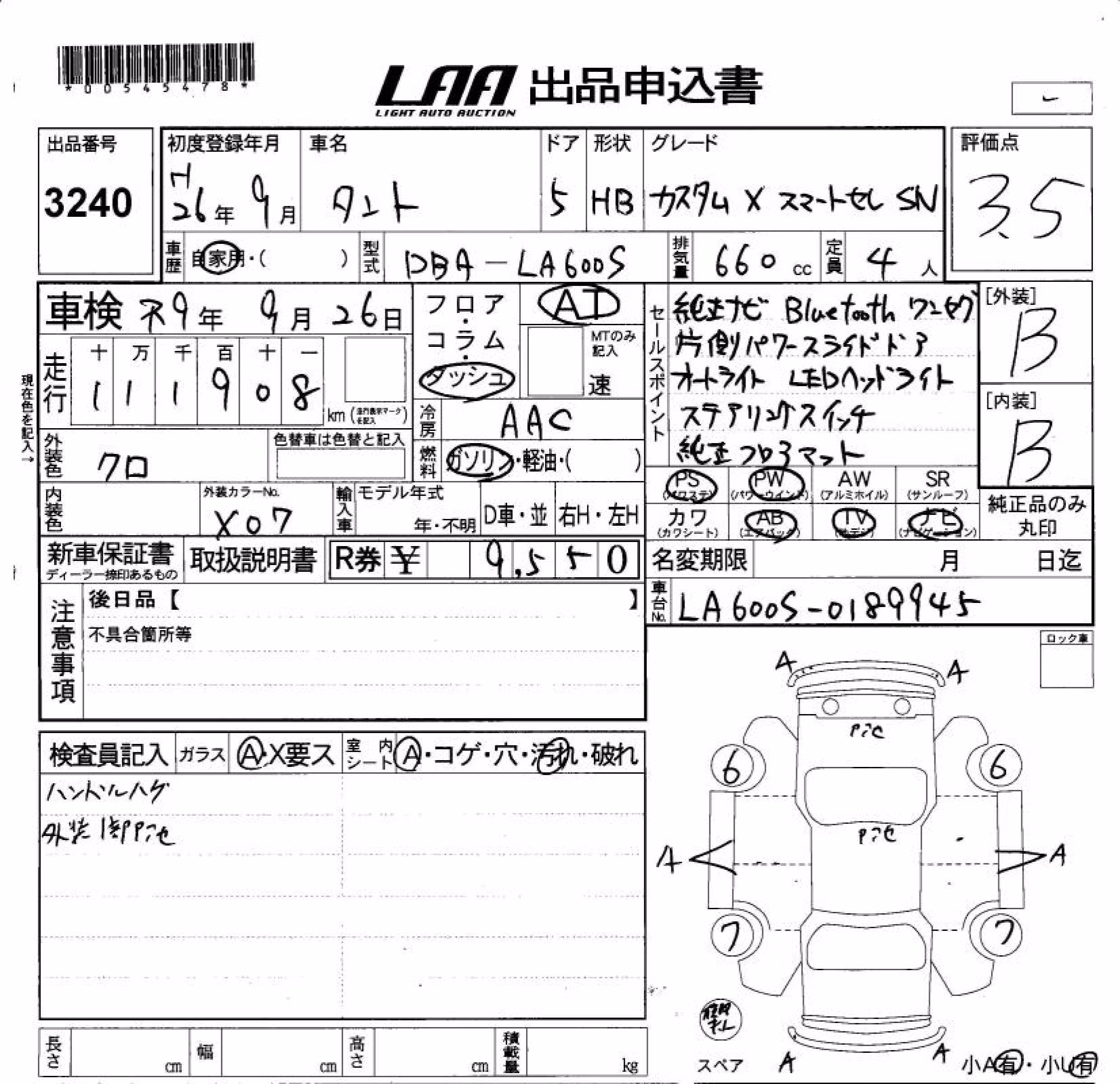 DAIHATSU TANTO