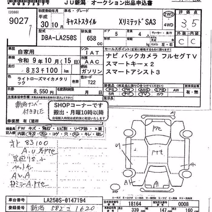 DAIHATSU CAST