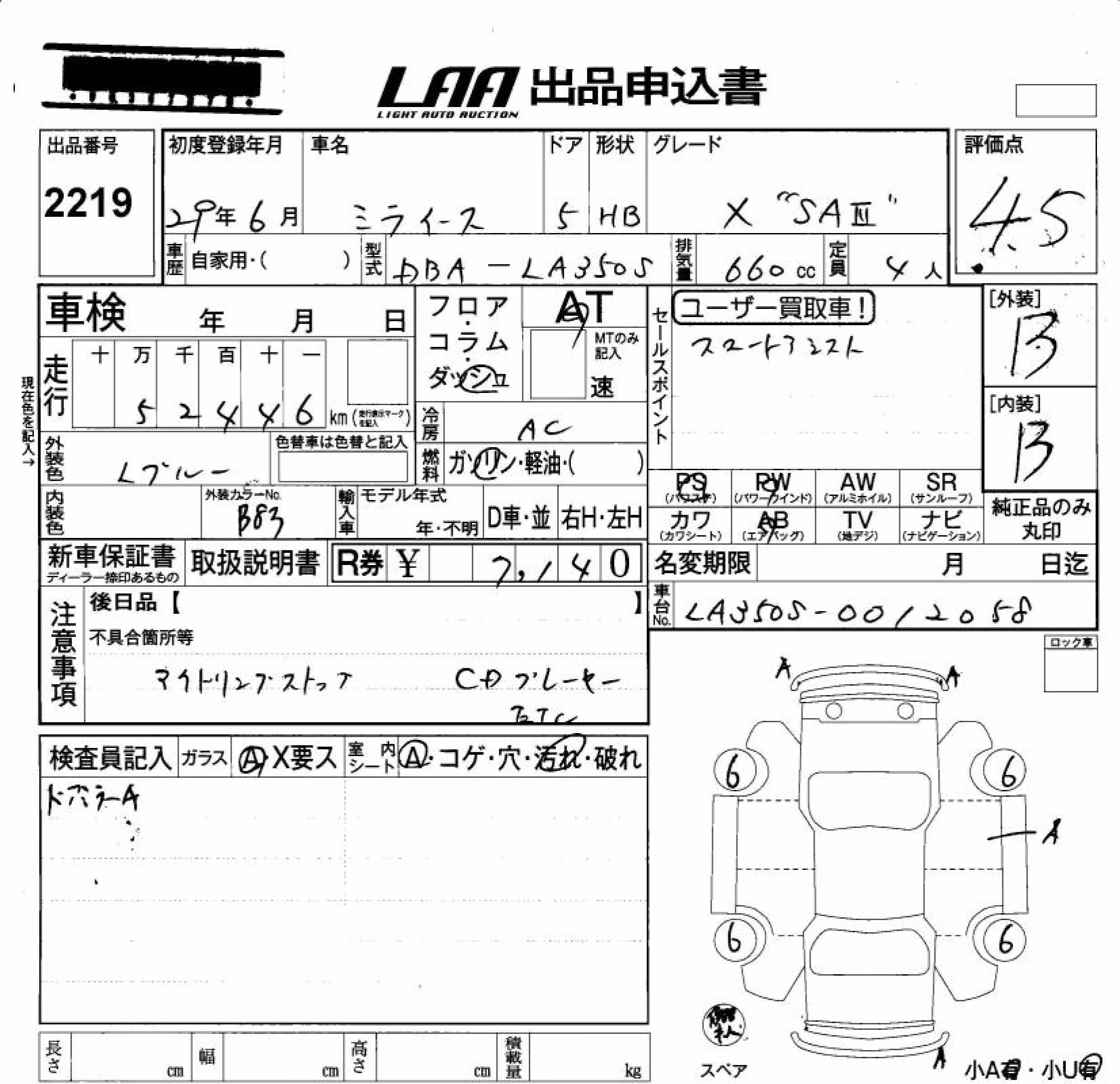 DAIHATSU MIRA E:S