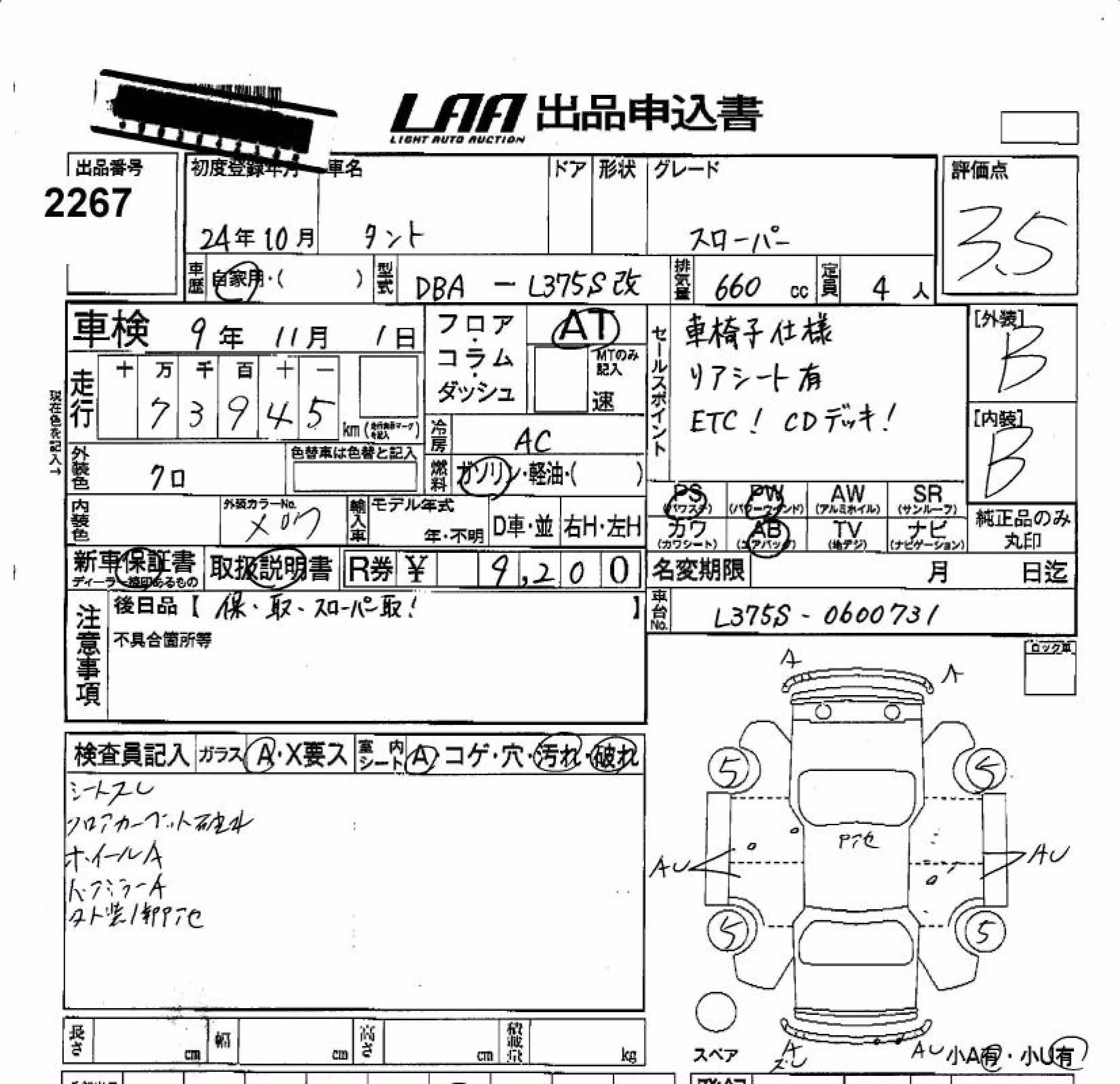DAIHATSU TANTO