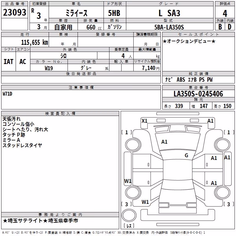 DAIHATSU MIRA E:S