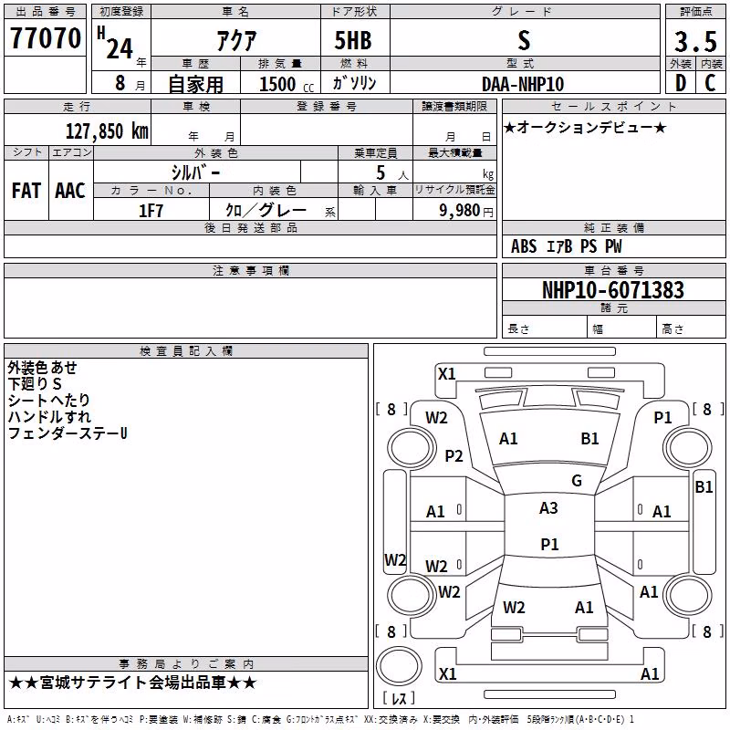 TOYOTA AQUA