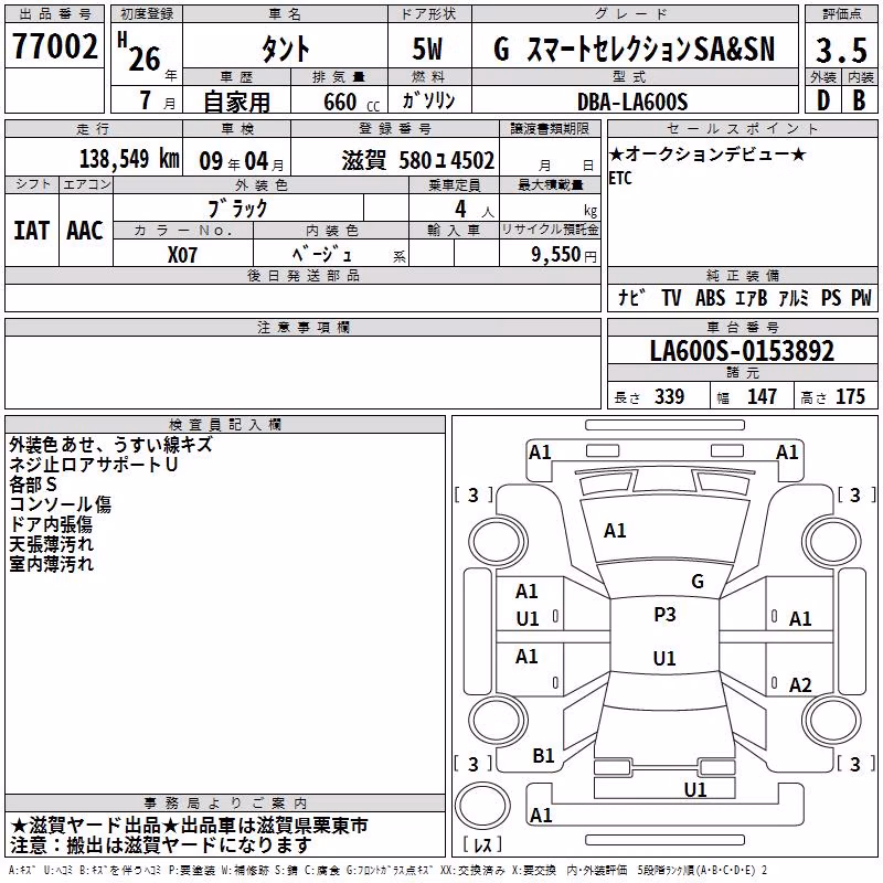 DAIHATSU TANTO