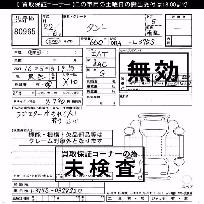 DAIHATSU TANTO
