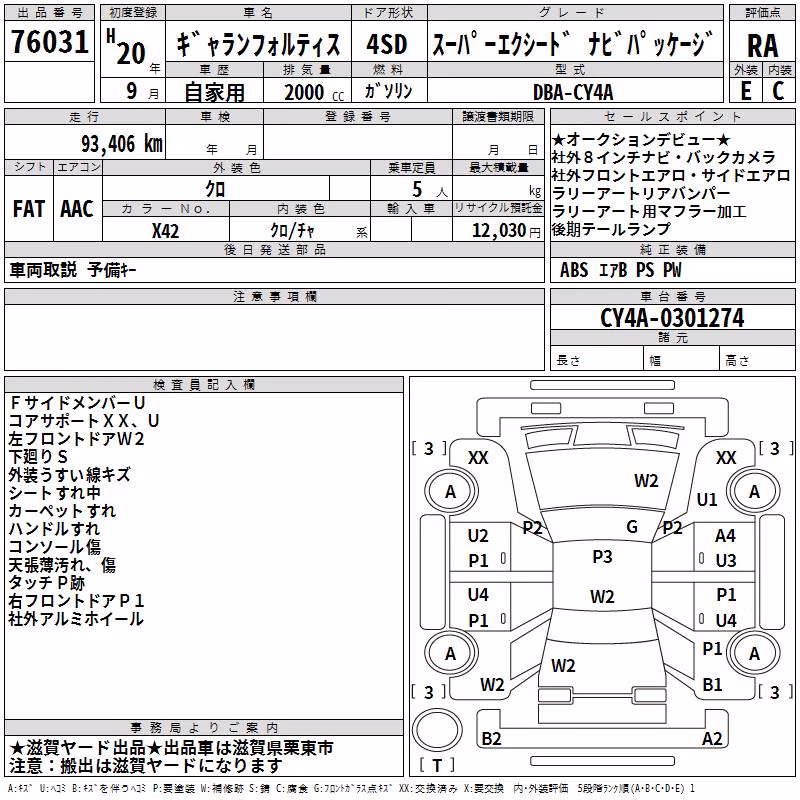 MITSUBISHI GALANT FORTIS