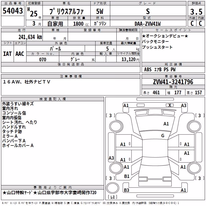 TOYOTA PRIUS ALPHA